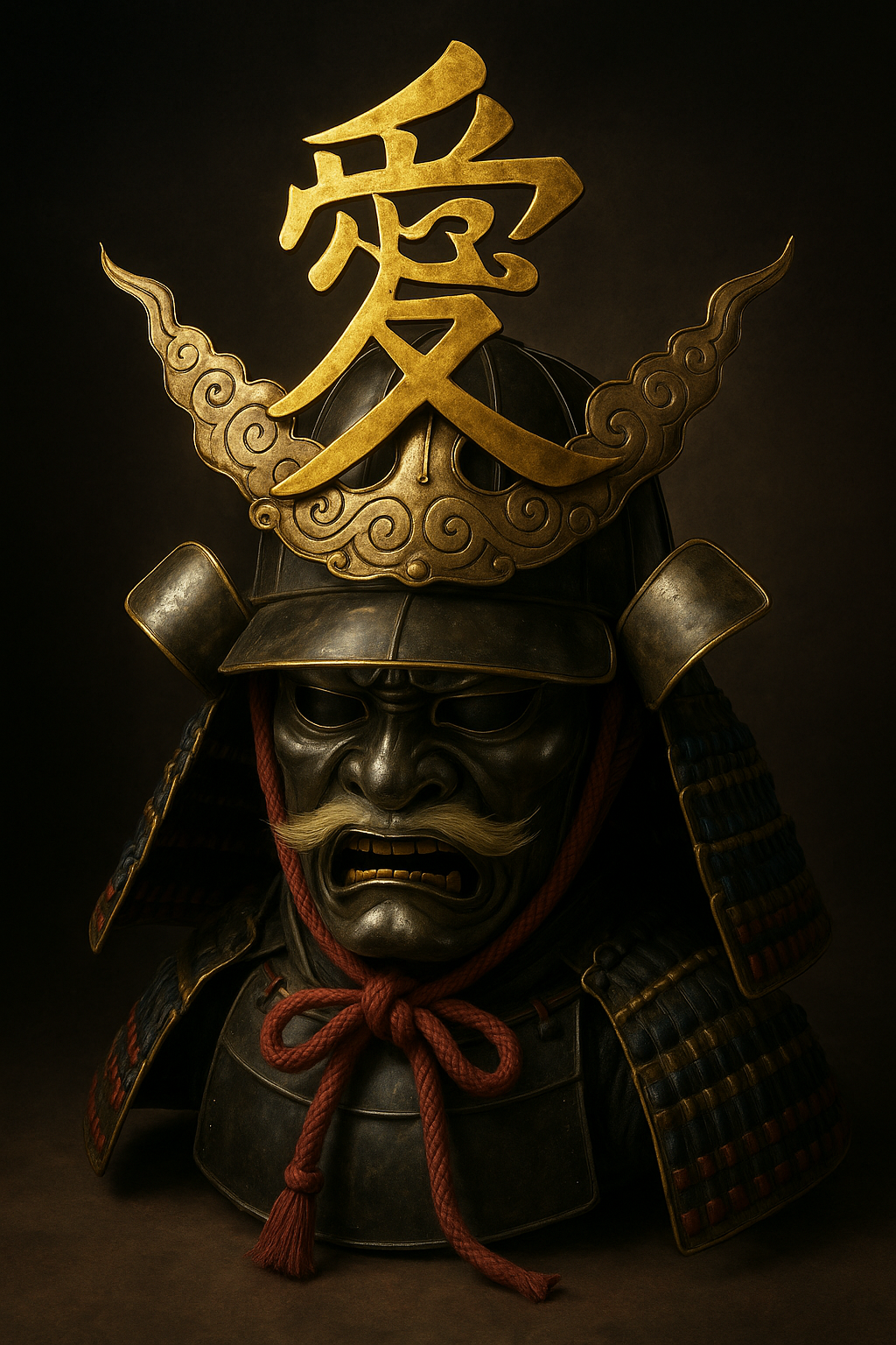 愛染形前立兜