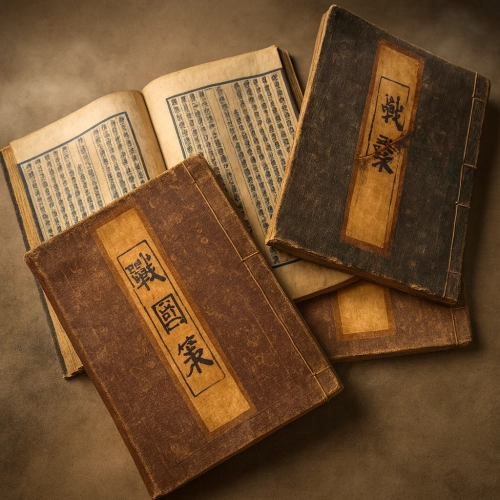 『戦国策』は中国戦国時代の権謀術数や外交戦略を記した書。合従連衡や遠交近攻など乱世の知恵が凝縮され、日本の戦国武将の戦略や謀略と共通点が多い。時代を超えた普遍的な乱世の法則を示す。