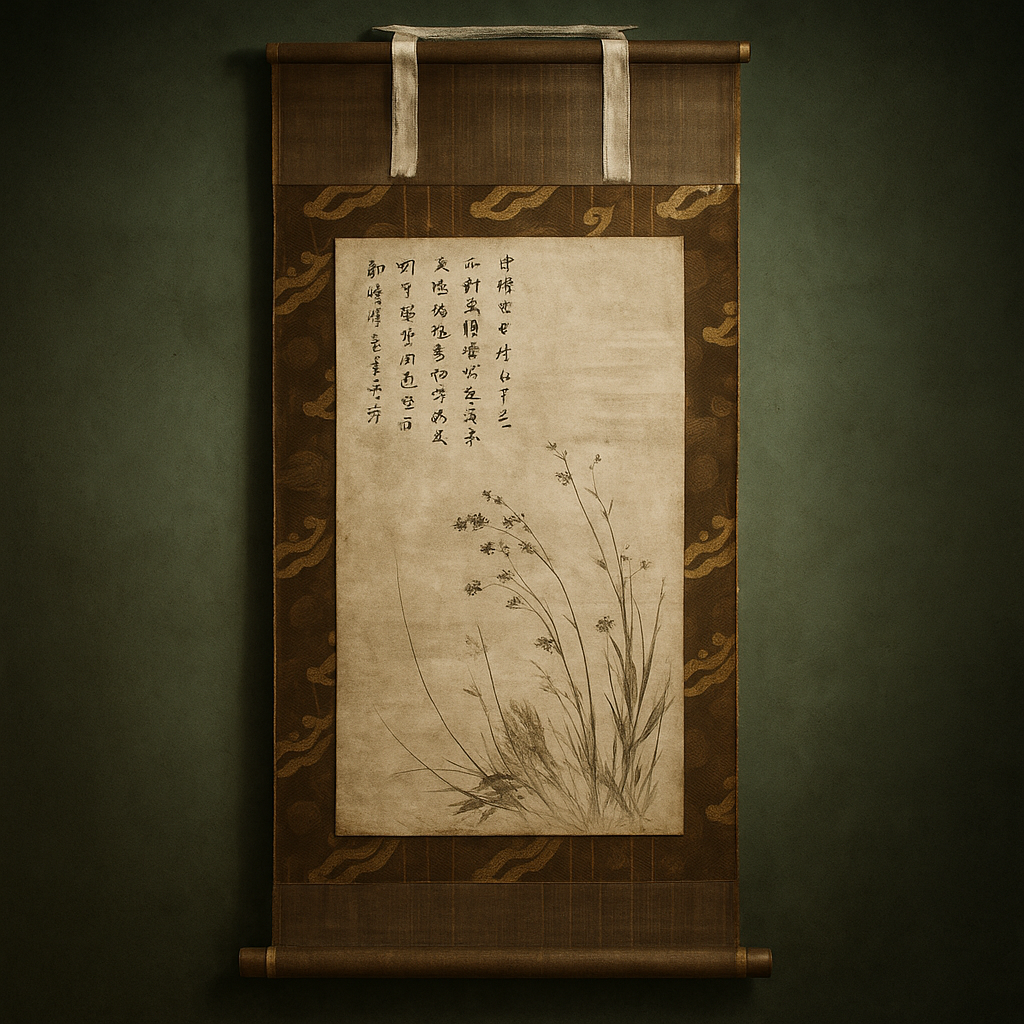石菖蒲図