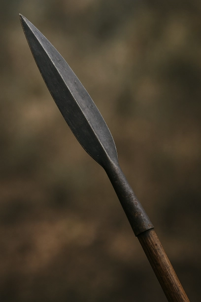 戦国時代の笹穂槍は、穂先が笹の葉状で刺突と斬撃を両立。足軽の主要武器として集団戦術「槍衾」を可能にし、本多忠勝の蜻蛉切など武将の象徴にもなった。