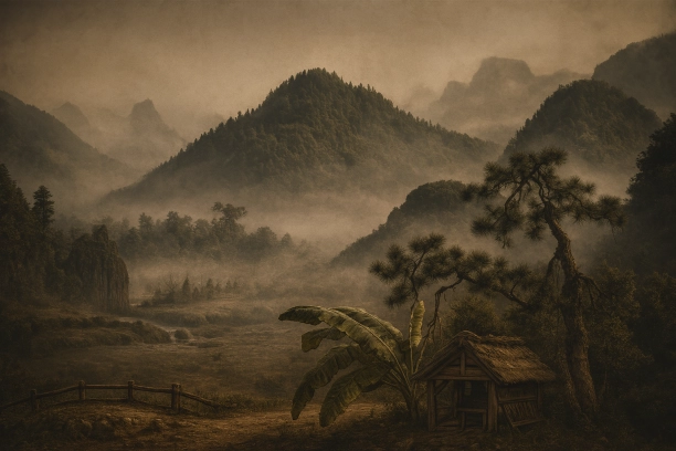 『芭蕉夜雨図』は、室町応永期に禅僧、武将、朝鮮使節が関わりし詩画軸の傑作。戦国乱世を生き延び、茶の湯の掛物として武将の精神を癒やし、日朝文化交流の象徴となった。