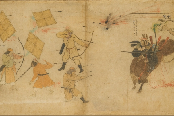 『蒙古襲来絵詞』は、鎌倉武士の記録にして、戦国時代の鏡。季長の武勇と恩義、合戦様式の変遷、そして元寇の記憶が、時代を超え武家社会の変容を映し出す多面鏡。