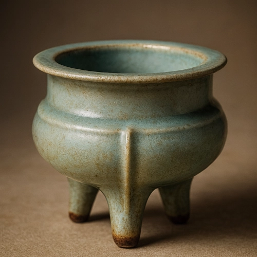 袴腰香炉は、中国の青銅器を起源とし、龍泉窯で焼かれた青磁器。戦国時代には権力者の象徴として珍重され、茶の湯文化と共に発展。現在は美術館に所蔵される名品。