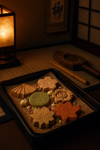 京菓子「青柳」は、戦国時代には存在しなかった。餡や精緻な型、土産物としての流通は江戸中期以降の文化を反映。近代の同名和菓子店が、歴史的混同を生んだ。