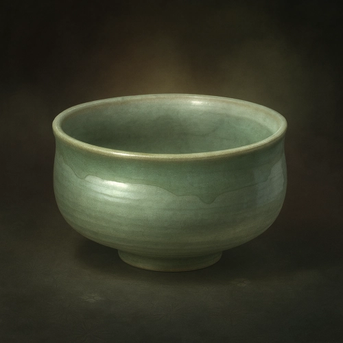 戦国時代の名物「青磁松本」は中国製青磁茶碗で信長時代に焼失。江戸期の「松本萩」は萩焼の一種で、三輪休雪が長門国松本で創始。両者は別物で混同は誤解。