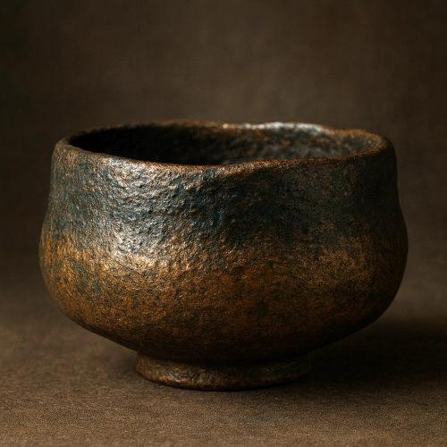 黒楽茶碗「紙屋黒」は、長次郎が利休の侘び茶を具現化。博多豪商・神屋宗湛が秀吉のために作らせ、桃山文化の粋と権力・美の交錯を映す名碗。