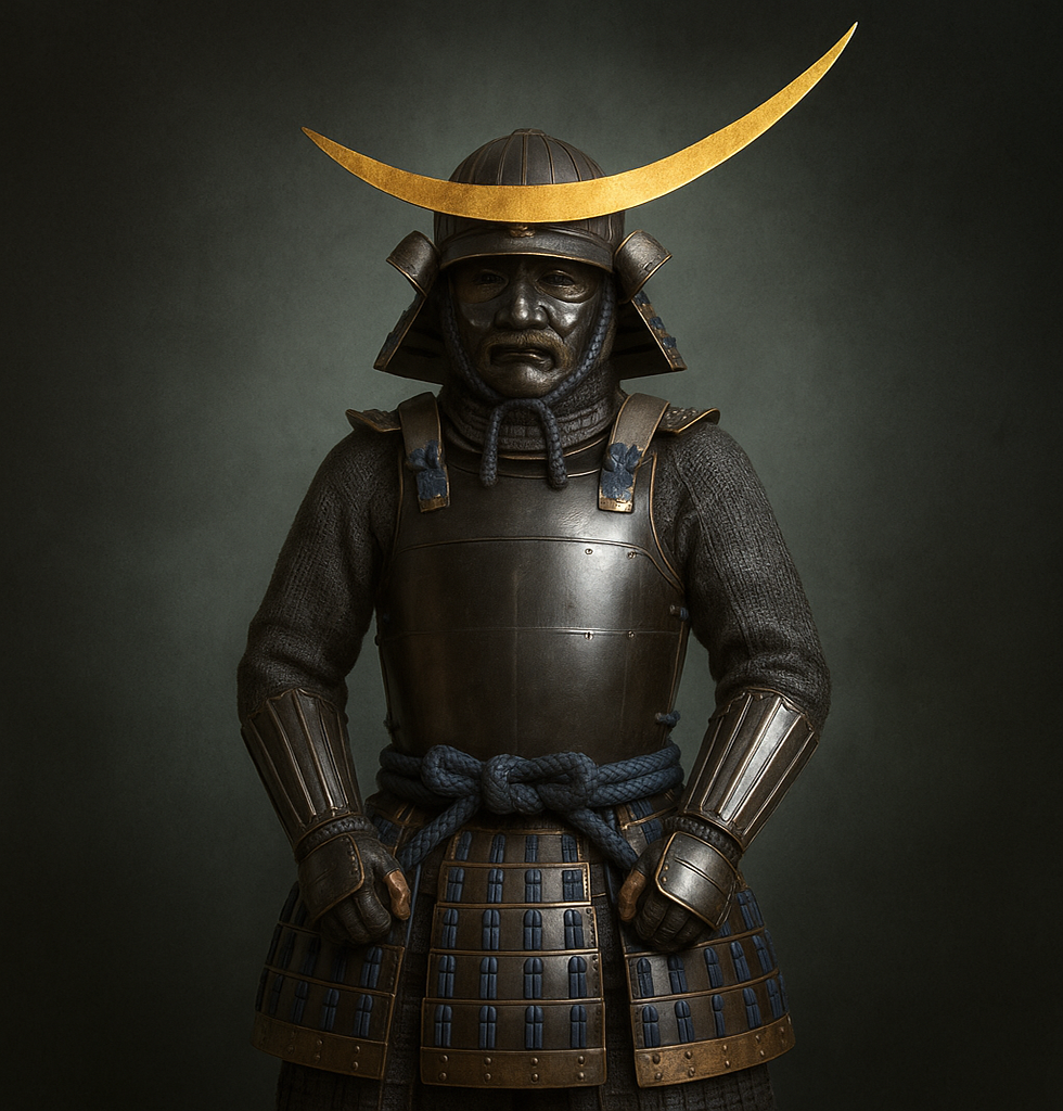 黒漆塗五枚胴
