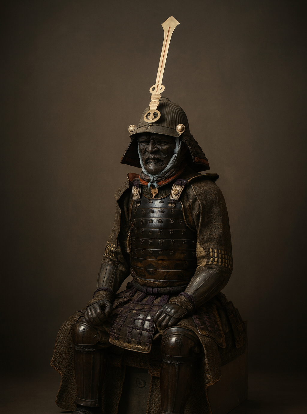 黒糸威二枚胴